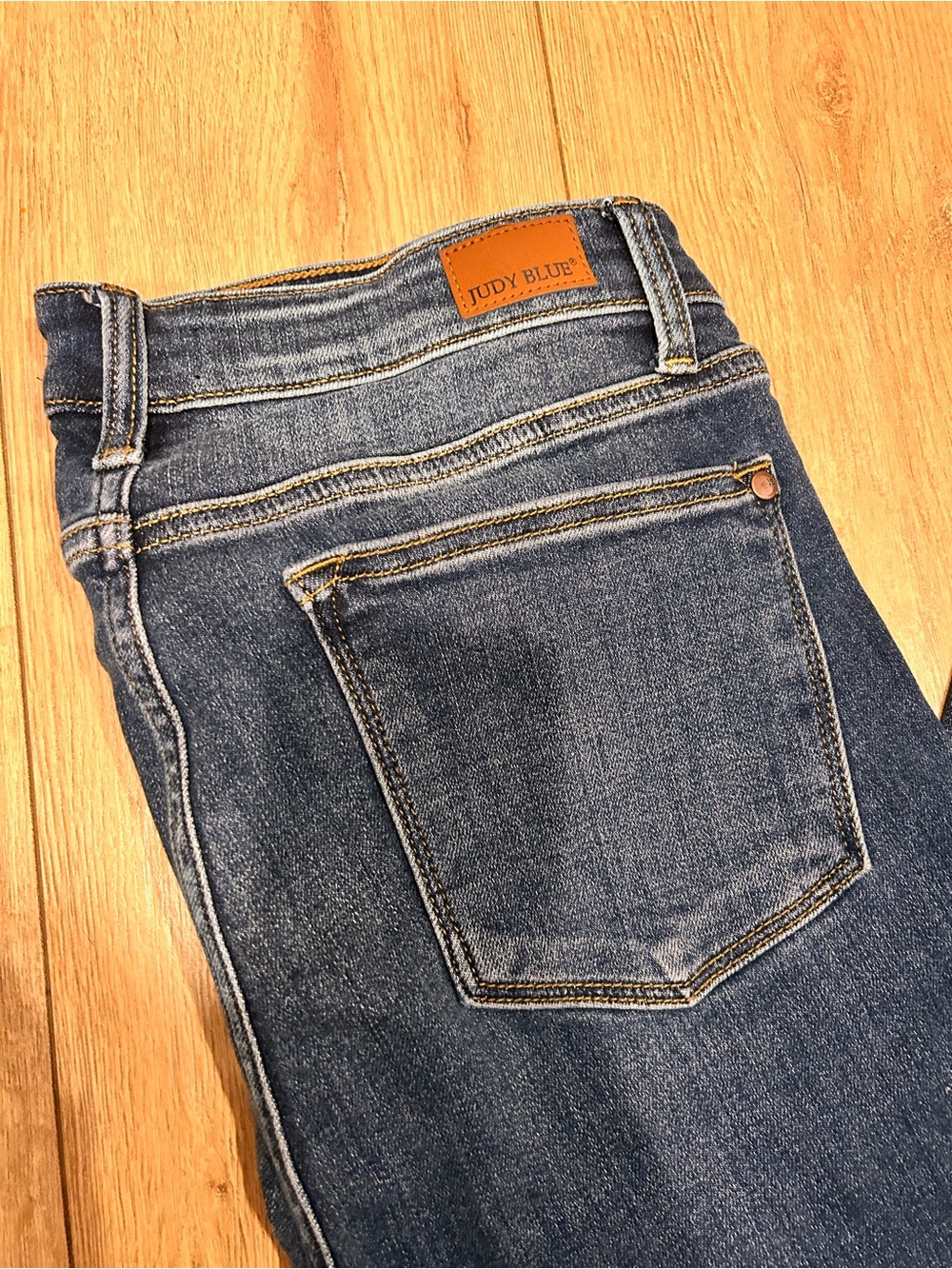 Judy Blue women’s Dark Blue Slim Stretch Jeans 11/30 - Picture 4 of 5